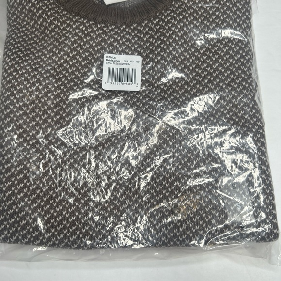 Sonoma Good For Life Mens Long Sleeve Crew  Pullover Sweater Size S, Tan - Picture 3 of 6